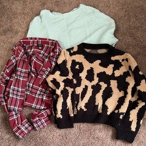 Sweater & Plaid Bundle